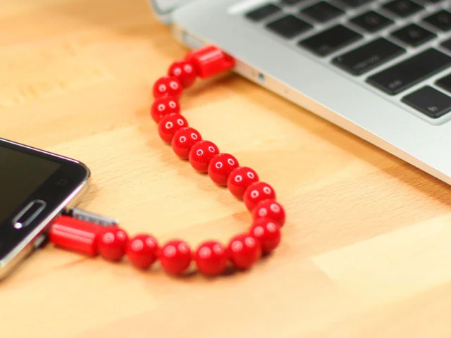 USB Beads Bracelet Data Cable For Android - Image 5