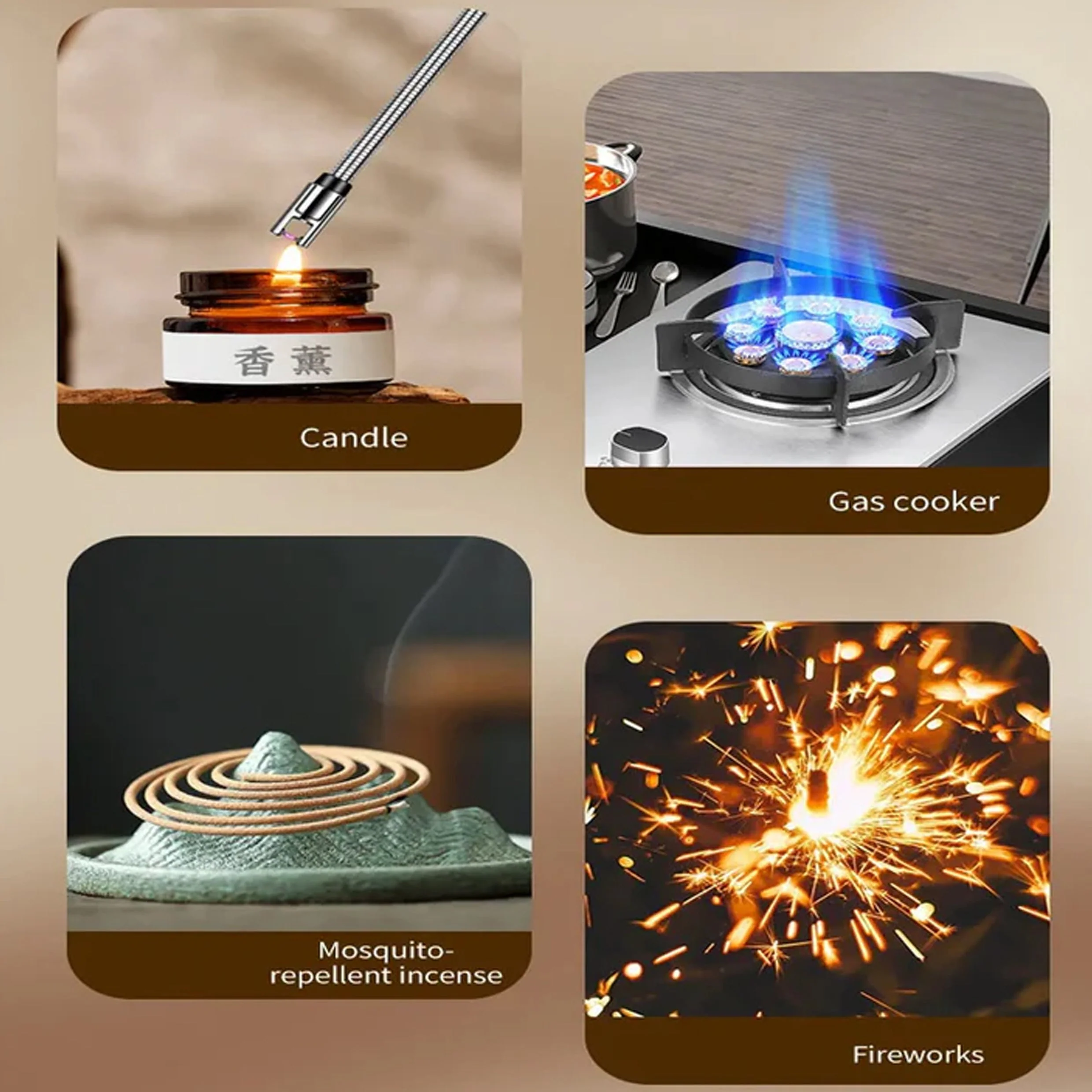 USB Rechargeable Electric Kitchen Lighter - Image 3