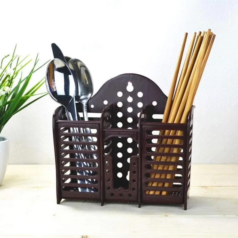 Wall Mounted Plastic Kitchen Spoon Holder - Image 4