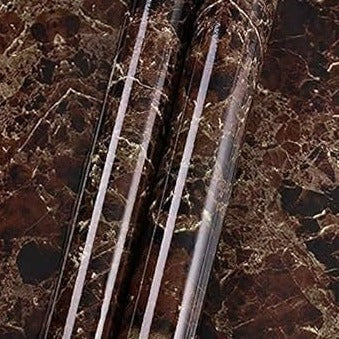 Waterproof Brown Marble Sheet 60cm x 2m - Image 2