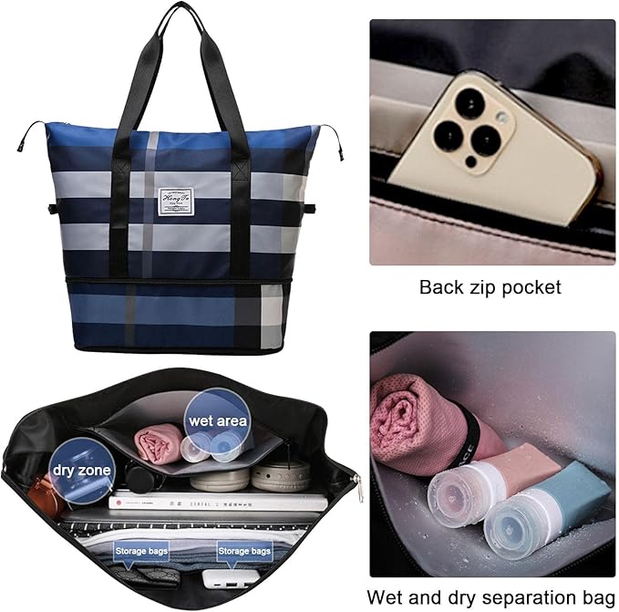 Waterproof Large Capacity Folding Travel Bag - Image 2