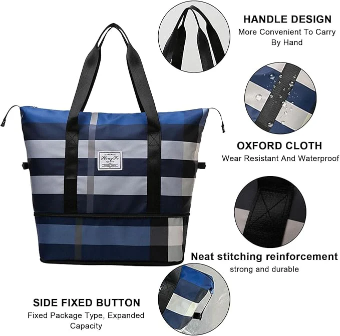 Waterproof Large Capacity Folding Travel Bag - Image 5