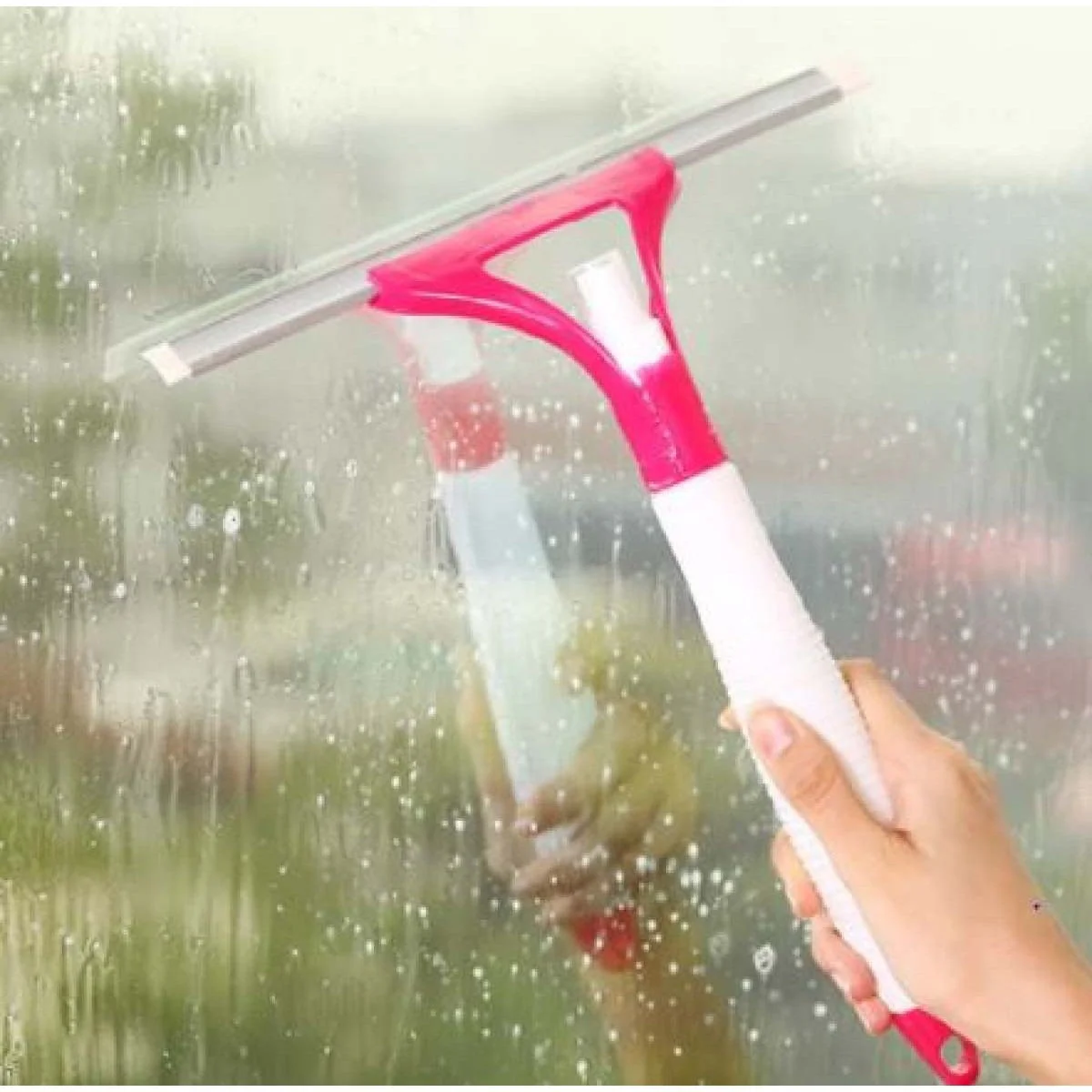 Wiper With Spray Bottle