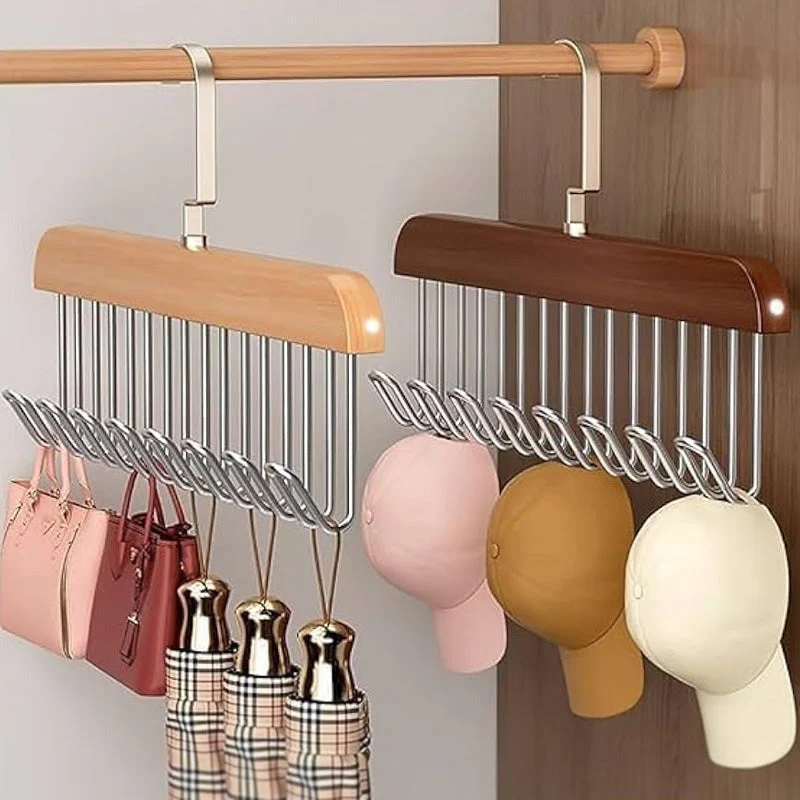 Wooden Steel Cloth Hanger - Image 2