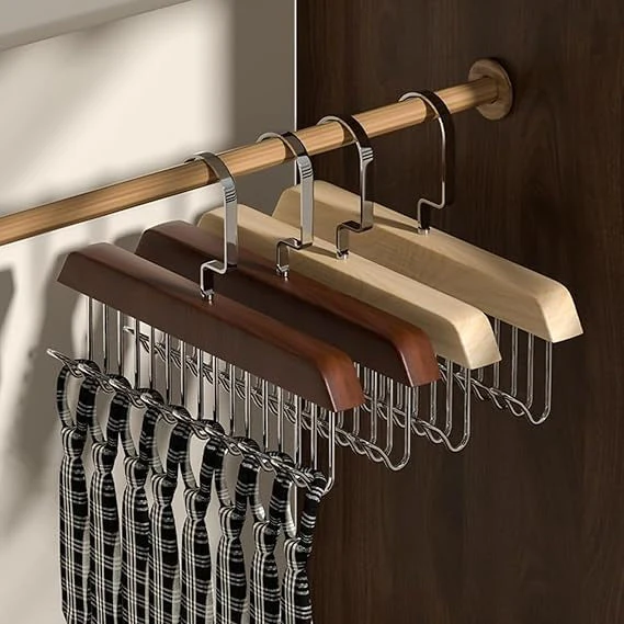 Wooden Steel Cloth Hanger - Image 3