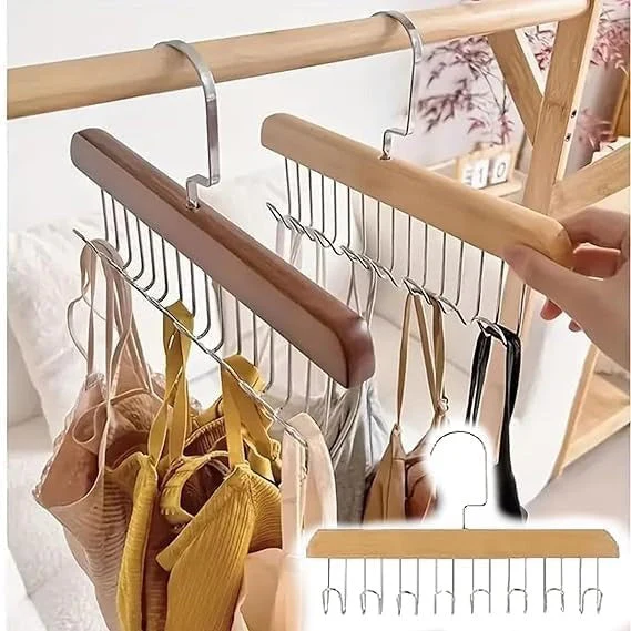 Wooden Steel Cloth Hanger - Image 4